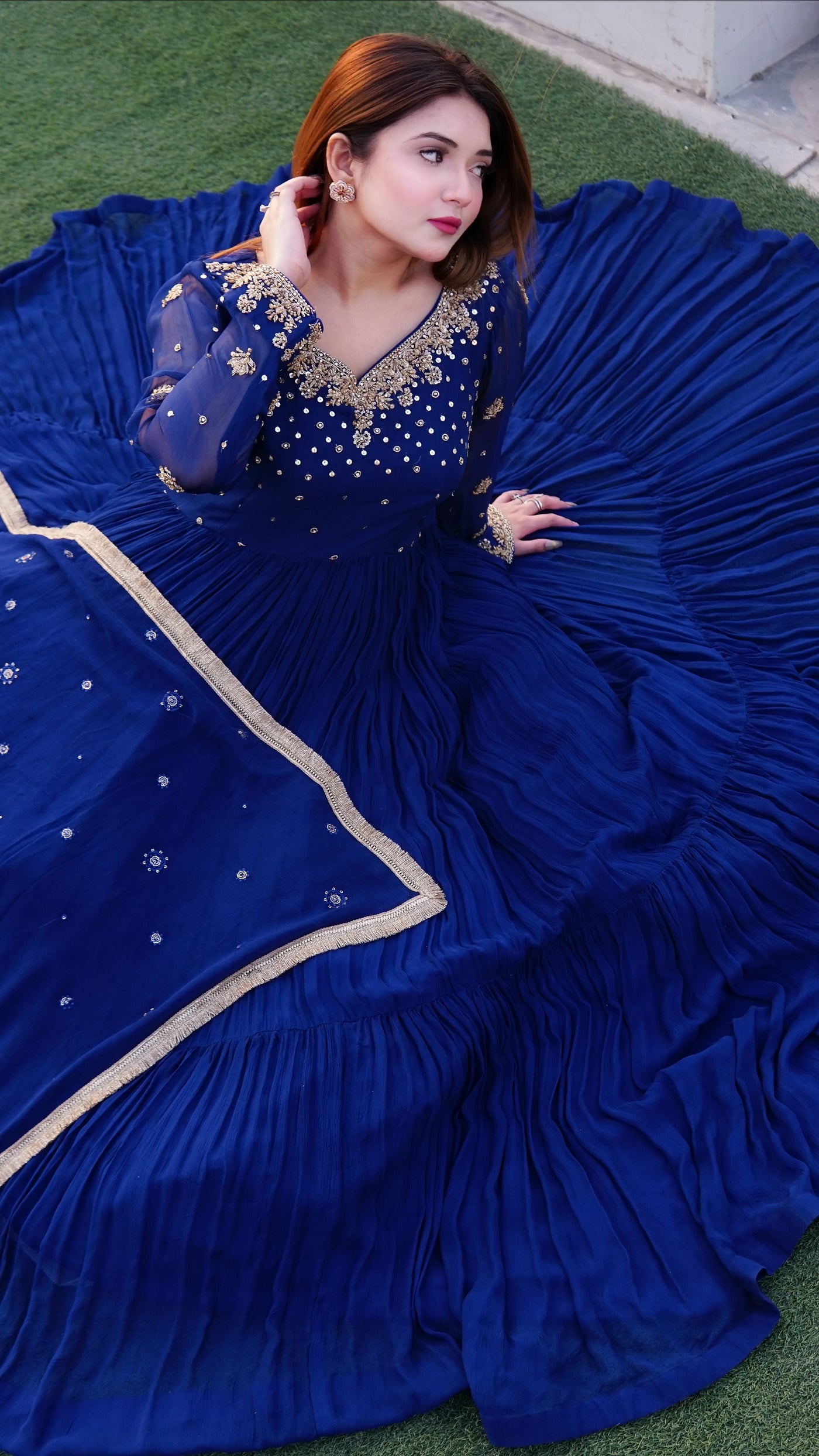 Royal Blue Maxi